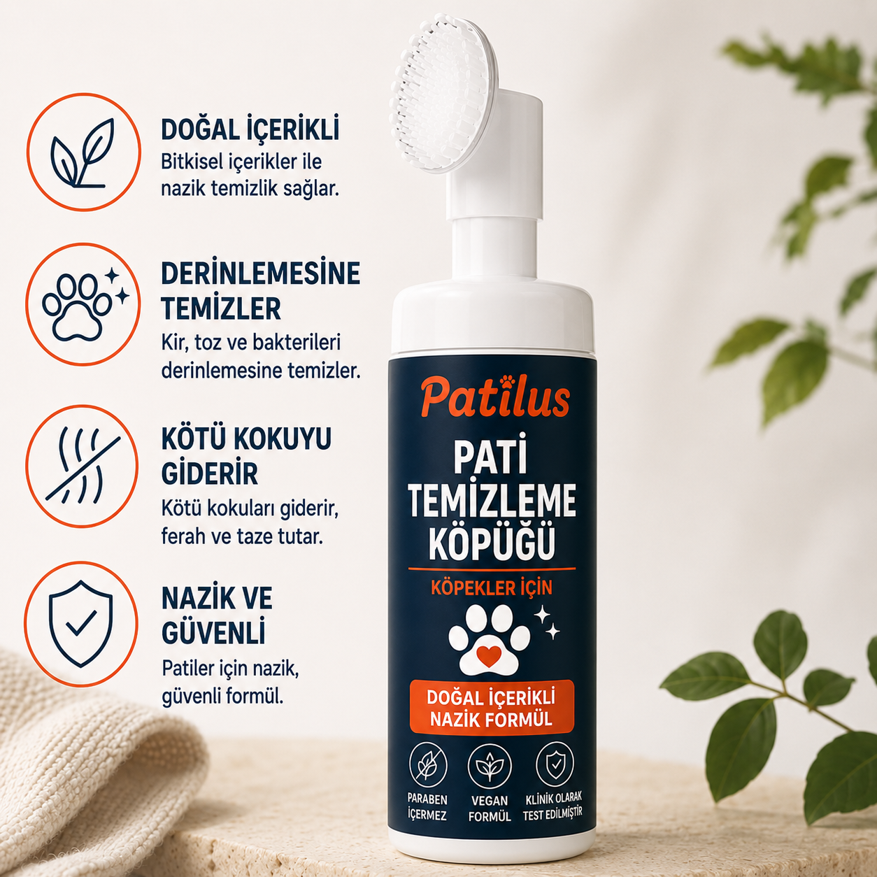 Patilus Pati Temizleyici Köpük